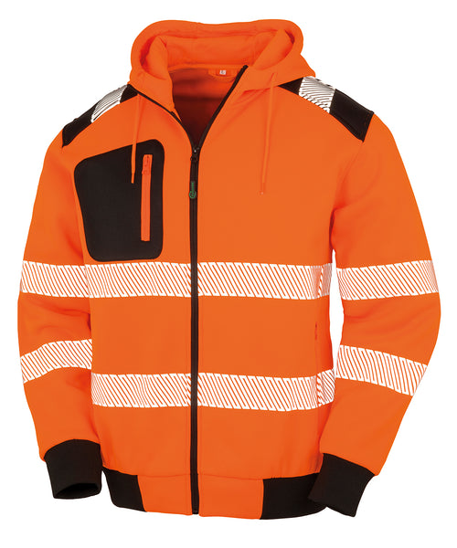 R503X Recycled Robust Zipped Safety Hoodie