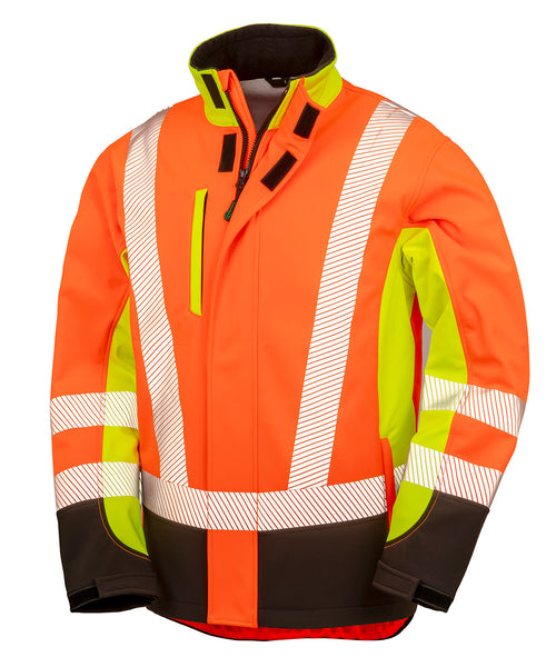 R506X Recycled 3-Layer Printable 3-Tone Safety Softshell