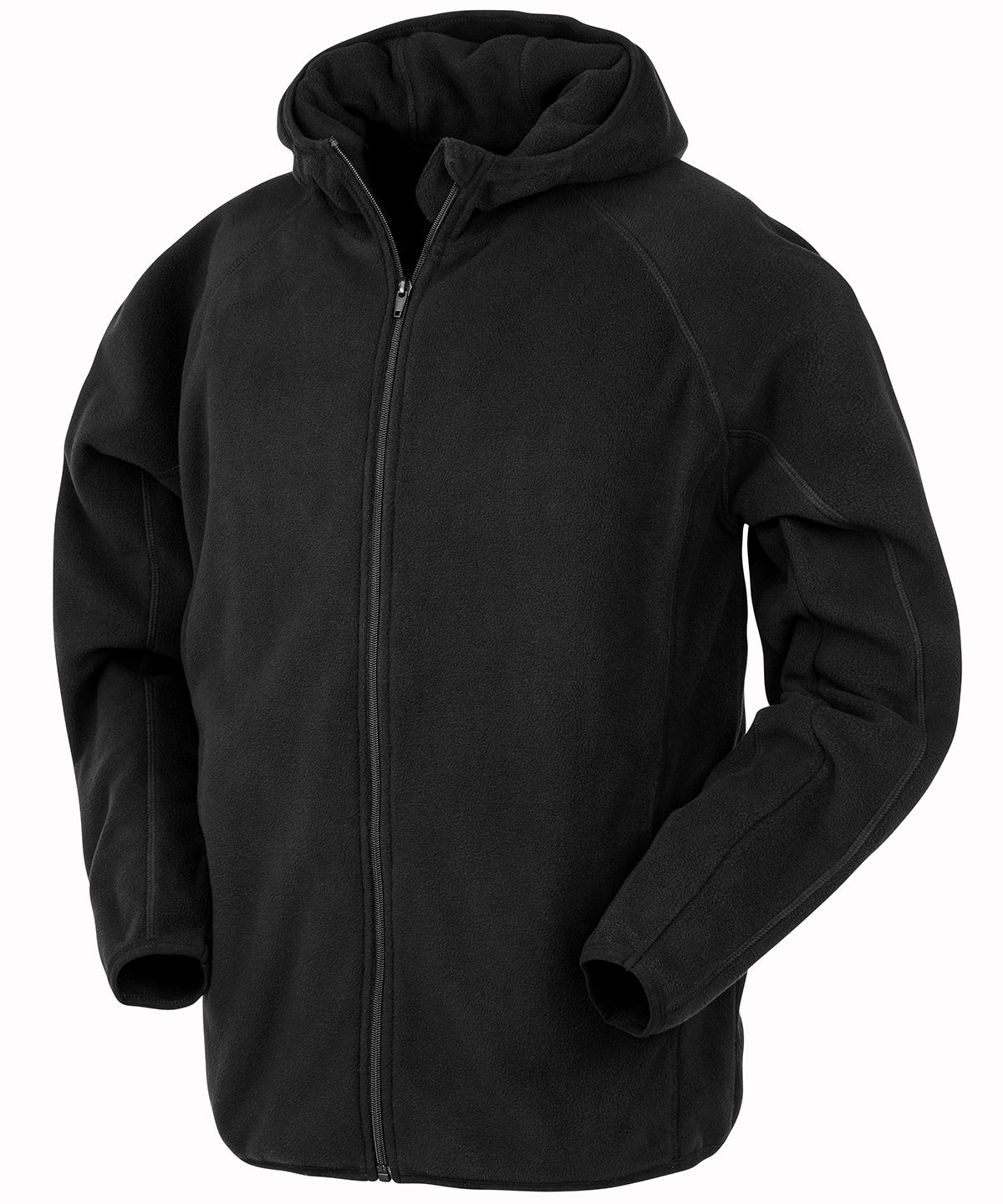 R906X Recycled Hooded Microfleece Jacket