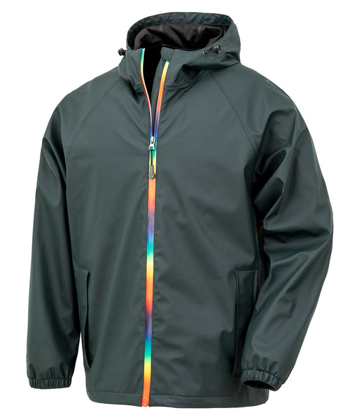 R908X Prism Pu Waterproof Jacket With Recycled Backing