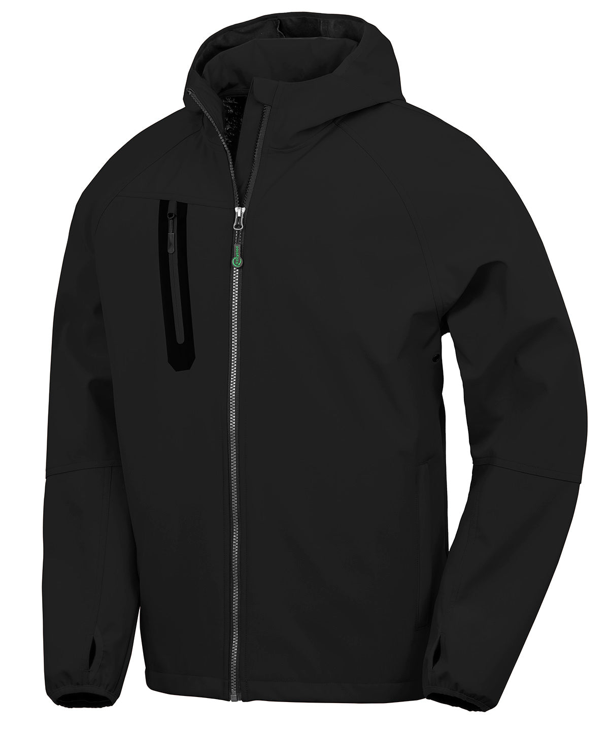 R909X 3-Layer Recycled Printable Casual Hooded Softshell
