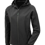R911F Women’S Recycled 3-Layer Printable Hooded Softshell