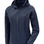 R911F Women’S Recycled 3-Layer Printable Hooded Softshell