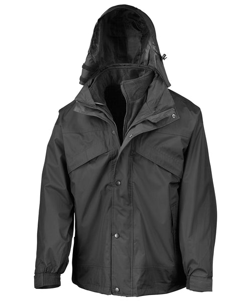 RE68A 3-In-1 Zip And Clip Jacket