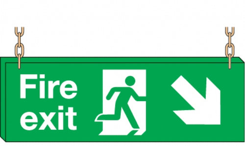 fire exit down right