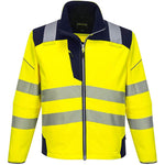 Portwest T402 Yellow PW3 Hi Vis Softshell Jacket (3L)