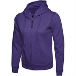 Uneek UC505 Ladies Classic Full Zip Hooded Sweatshirt 300g