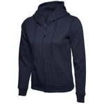 Uneek UC505 Ladies Classic Full Zip Hooded Sweatshirt 300g