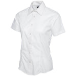Uneek UC712 Ladies Short Sleeve Poplin Shirt 120g